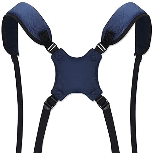 Guangcailun Double Shoulder Golf Bag Strap Pad Verstellbare Riemen Ersatz Rot, Blau