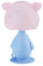 B0BLSGNN92”的“BEBOAN Baby Teethers Pig Silicone Bell Included Pink Blue