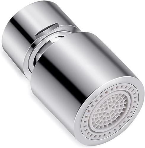 CABLEPELADO Küchenarmatur M22 und M24 2 Modi Wassersprudler | Brausekopf Küchenarmatur | 360 Grad | drehbar | Universal Design | Energiesparend mit 2 Wassermodi | Geeignet für Spültischarmatur
