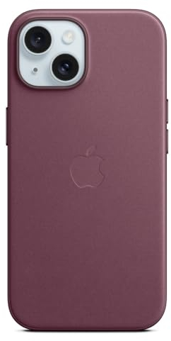 Apple iPhone 15 Feingewebe Case mit MagSafe – Mulberry ​​​​​​​
