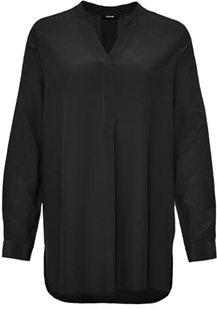 OPUS Damen Langarmbluse | Tunikabluse FACURA Black, 38