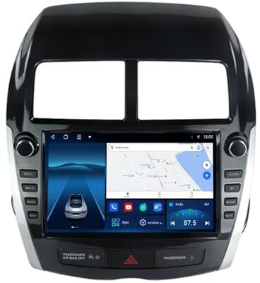 GOHEXA Android 12.0 Radio Coche 2 DIN 9 Pulgadas Pantalla Táctil para Mitsubishi ASX 2010-2016 con GPS,USB,FM Radio,WiFi,HD,Mandos,Llamadas Manos Libres Bluetooth Volante (Size : TS10(4+32G))