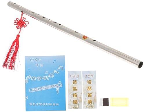 JOINPAYA 1 Satz fünf Musikinstrumente Spielzeugflöte Studentische Flöte Blockflöte japanische spielzeuge Flöte üben Musikinstrument Flöte Anfängerflöte vergoldet China Rostfreier Stahl