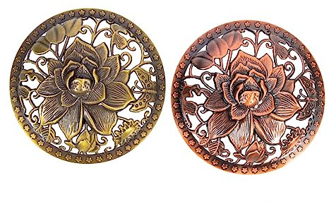 TOPBATHY Vintage-Accessoires 2st Weihrauchbrenner Abdeckung Kerzenaufsätze Duftkerzenaufsatz Duft Kerzenbecher Deckel Glaskerzenhülle Aromatherapie Empfindlich Zinklegierung