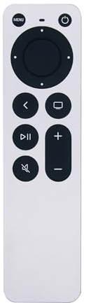 New Replacement Remote Control for Apple TV, Apple TV Remote Control Compatible with Apple 1, 2, 3, 4, 5 Generation and Apple TV 4K