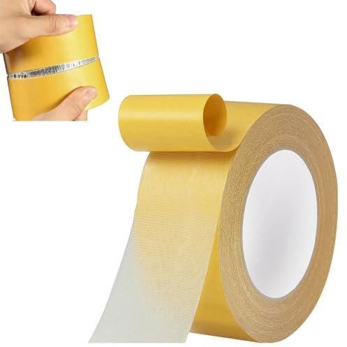POVVFRTY Vozaware Super Tape, Strong Adhesive Double-Sided Gauze Fiber Mesh Tape, Voza Ware Double Sided Duct Tape,Super Sticky Resistant Clear Tape Double Sided /11003(20m)