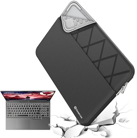 Smatree 15.6 inch Laptop Sleeve for Lenovo IdeaPad Flex 3i Chromebook 2 in 1 Laptop Bag with Accessory Pocket, YKK Zipper, Patended Shockproof Design (E619)