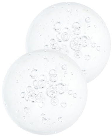 UPKOCH 2 Stück Brunnenglaskugel Kugeln Kugelglas Briefbeschwerer Aus Glas Innenwasserbrunnen Kristallkugel Blasendekor Schreibtisch Wasserbrunnen Kristallglaskugel Tischplatte