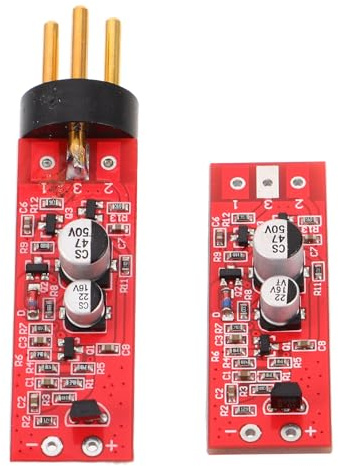Toddmomy 2PCS Phantom Powered Electronics Board for Microphones - Diaphragm Mic Preamp Module - Condenser Mic Amplifier Modification for Studio Enhancement