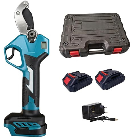 Akku Rohrschneider, 2600mah Tragbare Kabellose Elektrischer PVC Rohrschneider mit 2 Wiederaufladbaren Batterien Max Schnitte 30-40mm für PVC PPR PE PEX Kunststoff SchläUche Und Sanitärrohre