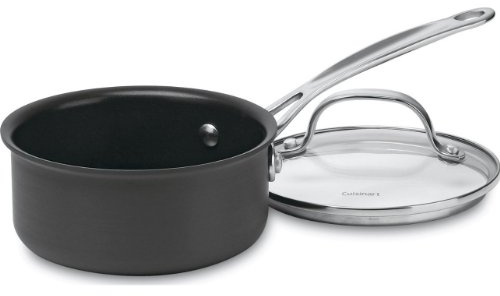 Cuisinart 619-14 Chef's Classic Nonstick Hard-Anodized 1-Quart Saucepan with Cover