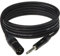 Klotz - Cables XLR/Jack XLR 3p. macho - Enchufe jack 3p. Neutrik / M1MS*B 10 m