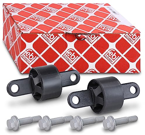 febi bilstein 34248 Achskörperlagersatz mit Schrauben, 1 Stück | Kompatibel mit: FORD C-MAX, FOCUS C-MAX, FOCUS II, KUGA I, KUGA I VAN