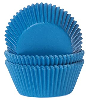 Cyan Blue Cupcake Cases