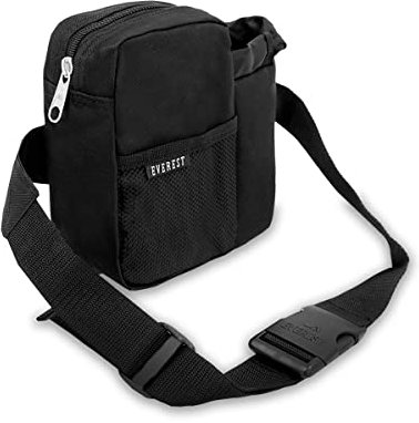 Everest Unisex-Erwachsene Waist Bottle Pack Gürteltasche für Flaschen, schwarz