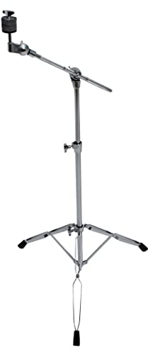 BASIX Soportes de Plato de Jirafa CBS-100 patas doble perfil, altura aprox. 90cm/150cm, extensible 1 nivel con jirafa de 30cm