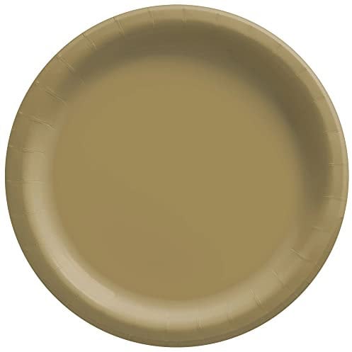 Gold Extra Large Paper Plates (20ct)