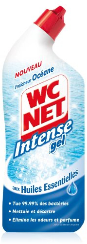 WC Net - M78744 - Intense Gel aux Huiles Essentielles - Fraicheur Océane - 750 ml - Lot de 3