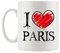 I Love Paris Fun tazza
