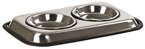 Kerbl Pet Edelstahlnapf Duo 37x23x3cm