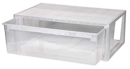 KREHER Schubladenbox mit 36 Liter Nutzvolumen in Größe Extra Large (XL). Passend für z.B. Pullover, Hosen, Bettwäsche, Schals, u.v.m. Kombinierbar mit anderen Boxen zu einem Boxensystem! SUPER