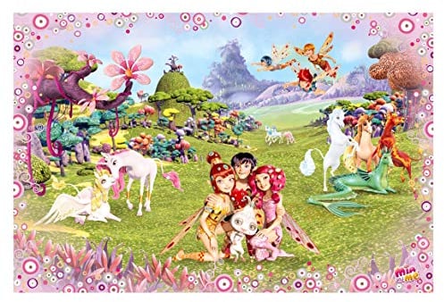 Bilderwelten Kinderzimmer Fototapete Mia and me inkl. Kleister 288x190cm - Vliestapete Made in Germany - Kindertapete Mädchenzimmer - Tapete für Kinder - Wandtapete Kinderzimmer Mädchen T_1946