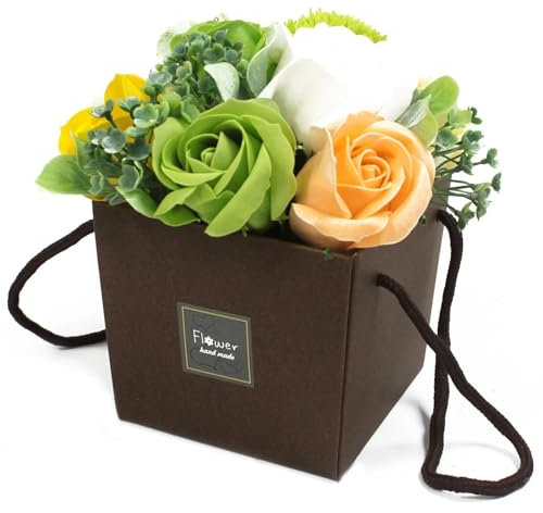 Ancient Wisdom Bouquet de Fleurs de Savon – Fleurs de Printemps, Rose