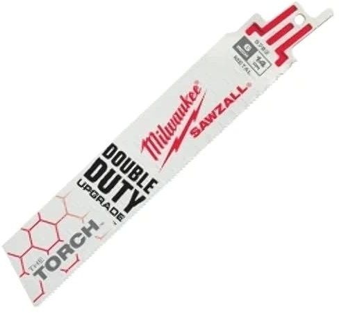 Milwaukee Heavy Duty TORCH Demolition Reciprocating Sabre Saw Blades 150mm Pack of 25