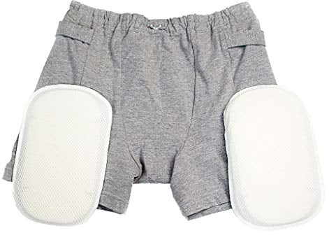 Sharplace Damen Frauen Unterhosen Unterwäsche mit Hüftschutz. Hüftschutzhosen, Grau, M