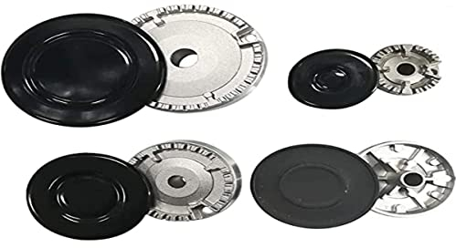 KIT BRUCIATORI + COPRISPARTIFIAMMA PER PIANI COTTURA ARISTON INDESIT SAMET NARDI