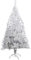 MIWOOHO 120cm PVC Festive Künstlicher Weihnachtsbaum Weiss Tannenbaum Weiß Christbaum Dekobaum mit Ständer