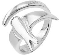 UNO de 50, Anillo para Mujer, Plata de Ley 925, Talla 12, 16.51 mm, Aleación de Metales, Joya Artesanal