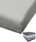 Bierbaum Spannbettlaken Mako Satin 100x200 / 150x200 / 180x200 cm Spannbetttuch viele Farben, Farbe:Grau, Größe:100x200cm Spannbettlaken
