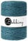 Bobbiny Makramee-Schnur, XXL, 5 mm, einlagig, Pfauenblau, 100 m