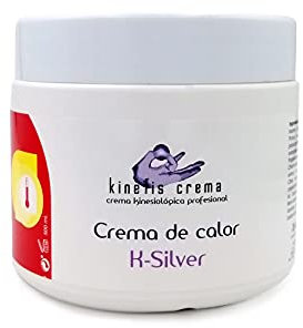 Medinet Clinic sl K-Silver Kinesiológica Profesional Crema de Calor | 500 ml | Unisex Adultos (1 unidad)