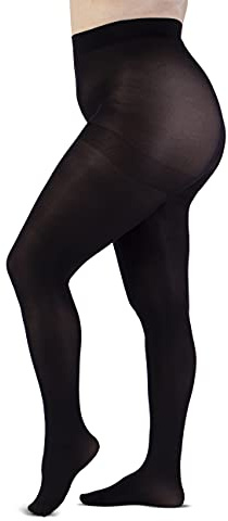 LEELA LAB Collant Curvy Taille Haute Femme Super Opaque 120 Deniers