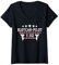 Damen Slotracing Slotcars Spruch Slotrace Regler Slotcar T-Shirt mit V-Ausschnitt