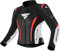 SHIMA Miura 2.0 Veste de moto - Cuir, femmes, veste de sport avec protections du dos, des coudes et des épaules, cuir perforé, pour combinaison 2 pièces (32, Rouge Fluo)