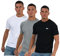 DKNY Men's Giants T-Shirt, Black/White/Grey, XL (Pack of 3)