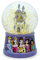 Silver Buffalo Disney Princess Castle Schneekugel mit Cinderella, Aurora, Belle, Arielle und Jasmin, 100 ml