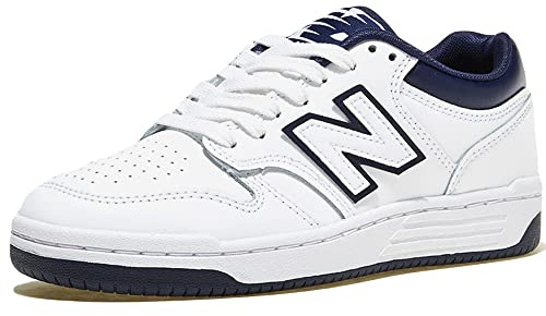 New Balance Herren 480 Sneaker, White Navy, 44 EU