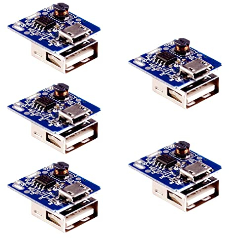 DC DC Step Up Power Supply Module 5V 1A USB Ladegerät LAOMAO 134N3P Voltage Regulator lithium battery protection board (5Pack)
