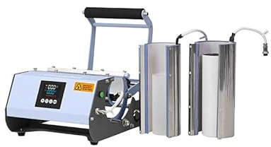 Craft Express Elite Pro Max 2 in 1 Tumbler Pressmaschine zum Basteln und Sublimieren - zur Verwendung mit Edelstahlgläsern und Keramik-Kaffeetassen (hellblau)