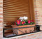 CM GARDEN - Balconcillo para Macetas Extensible 60-100 cm, Balconcillo para Plantas, Portamacetas Ventana, Protector de macetas, Modelo Volutas, Negro Forja