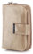 ekavale Kompakte Damen Geldbörse, Portemonnaie-Damen, mittelgroß, Kunstleder (Beige)