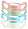 SAFIGLE 4 Ultra breite Baby flasche mam flaschen set Flaschengriffe flaschengestell baby babyflaschen halterung Babyzubehör für Neugeborene Stillflasche Flaschenhalter 6cm
