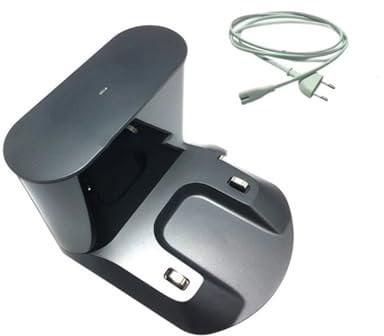 Accesorio De Base For Cargador De Aspiradora De Robot, Compatible con Roborock S5 MAX S6 MaxV S6 Pure. Piezas De Reparación De Estación De Carga De Batería De Aspiradora De Robot (Size : with EU Char