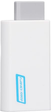 Per l'adattatore di Interfaccia Multimediale Wii HD, Per il Convertitore Wii HD Bianco Per il Monitor (WHITE)