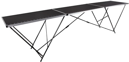 PowerTec Tapeziertisch Malertisch 3 Meter Klapptisch mit Markierung