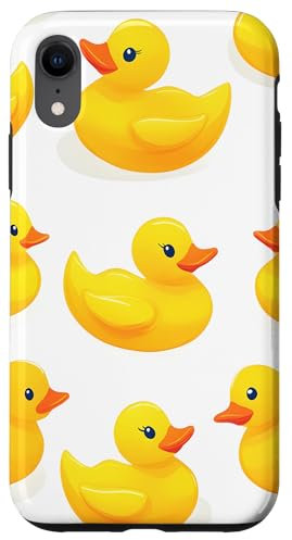Rubber Duck Pattern Play Case for iPhone XR